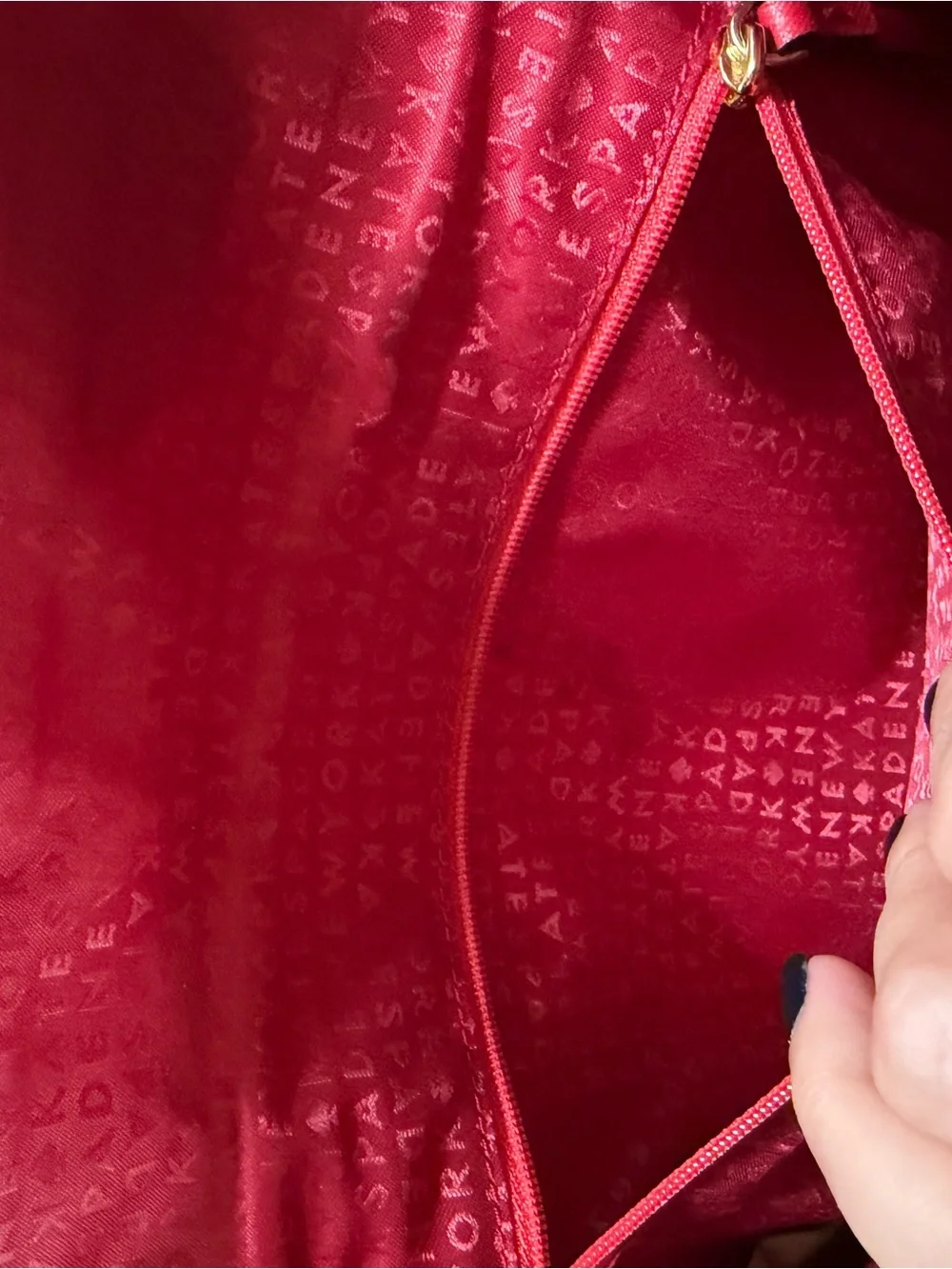 Kate Spade Red Crossbody Shoulder Bag -